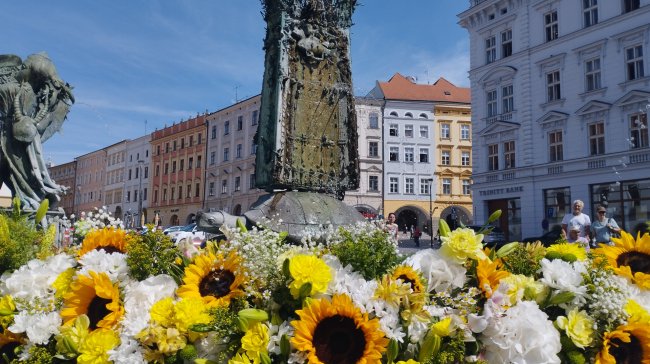 Arionova kašna v barokním květu