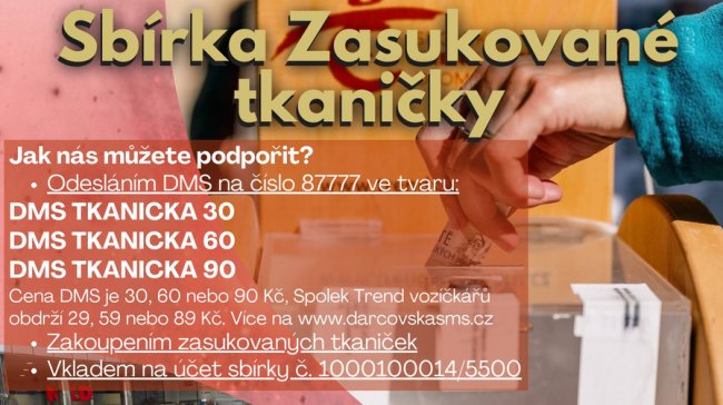 Sbírka Zasukované tkaničky 8. listopadu opět pomůže olomouckým vozíčkářům