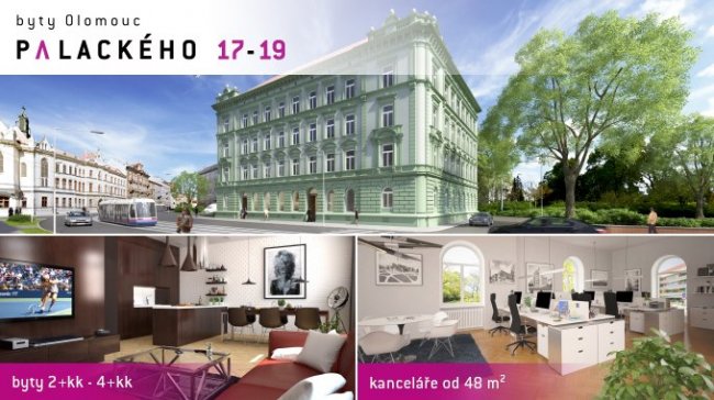 Luxusní byty a kanceláře v historickém centru Olomouce